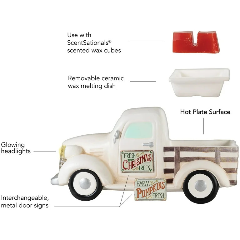 ScentSationals Full Size Fragrance Warmer, Cream Truck | Walmart (US)