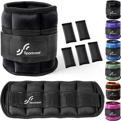 Sportneer Adjustable Ankle Weights for Men & Women 3 5 8 10 13 LBS Weighted Leg Strength Training for Yoga Aerobics Gym | Target