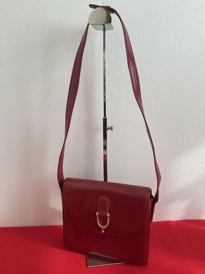 GUCCI Vintage Crossbody Bag Shoulder Horsebit Leather Red Authentic MBa0656 | eBay US