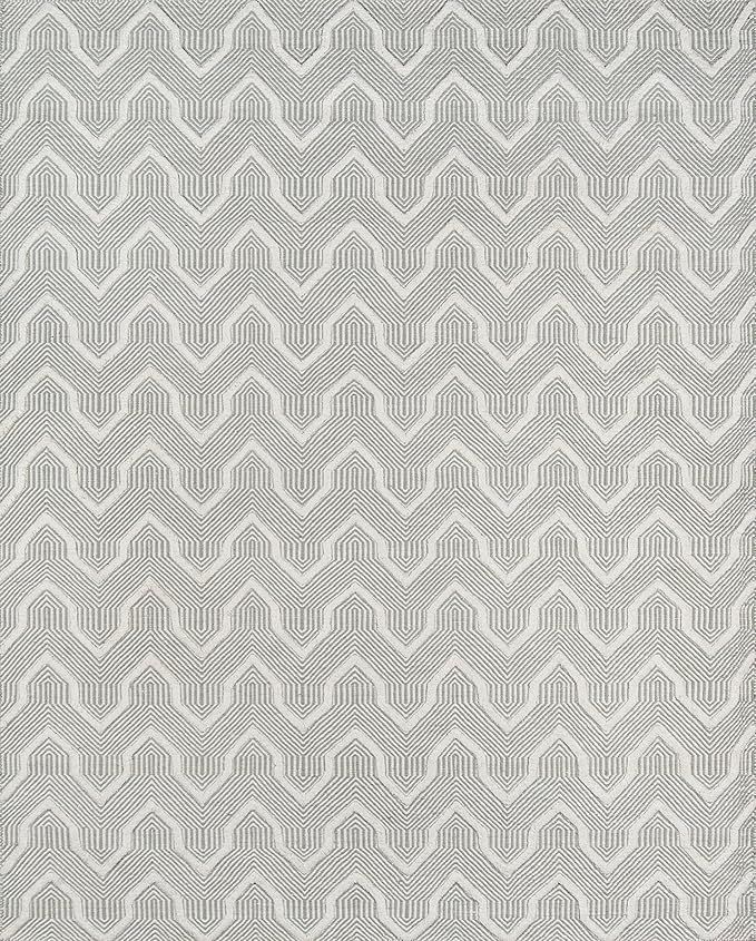 Erin Gates by Momeni Langdon Prince Blue Hand Woven Wool Area Rug 5' X 8' | Amazon (US)