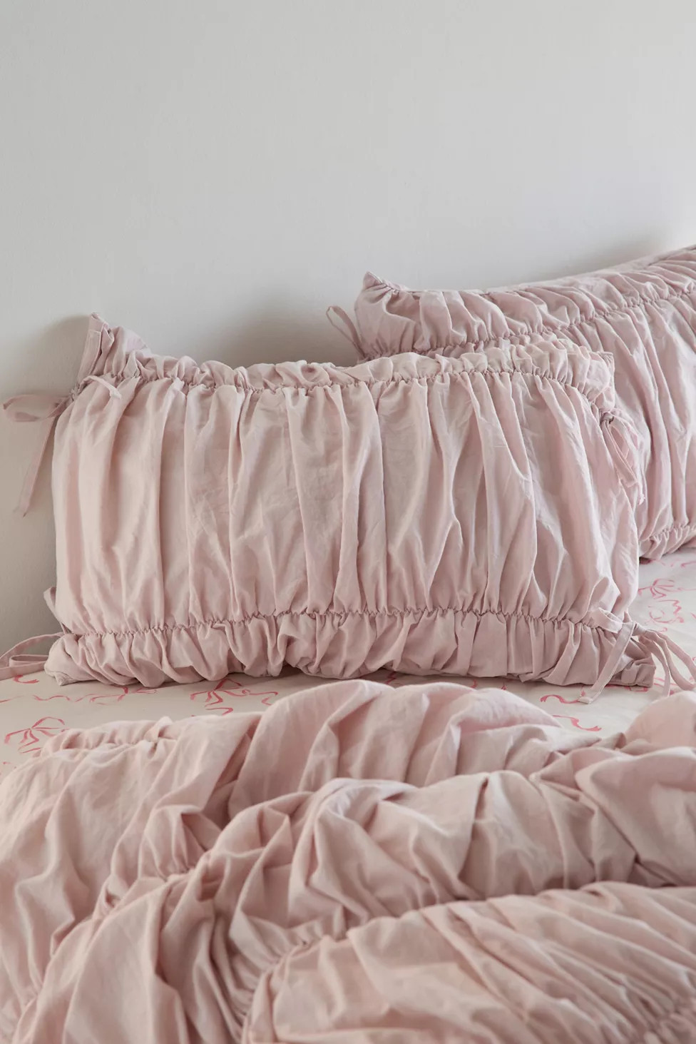 Melody Cinched Core Sham Set | Urban Outfitters (US and RoW)