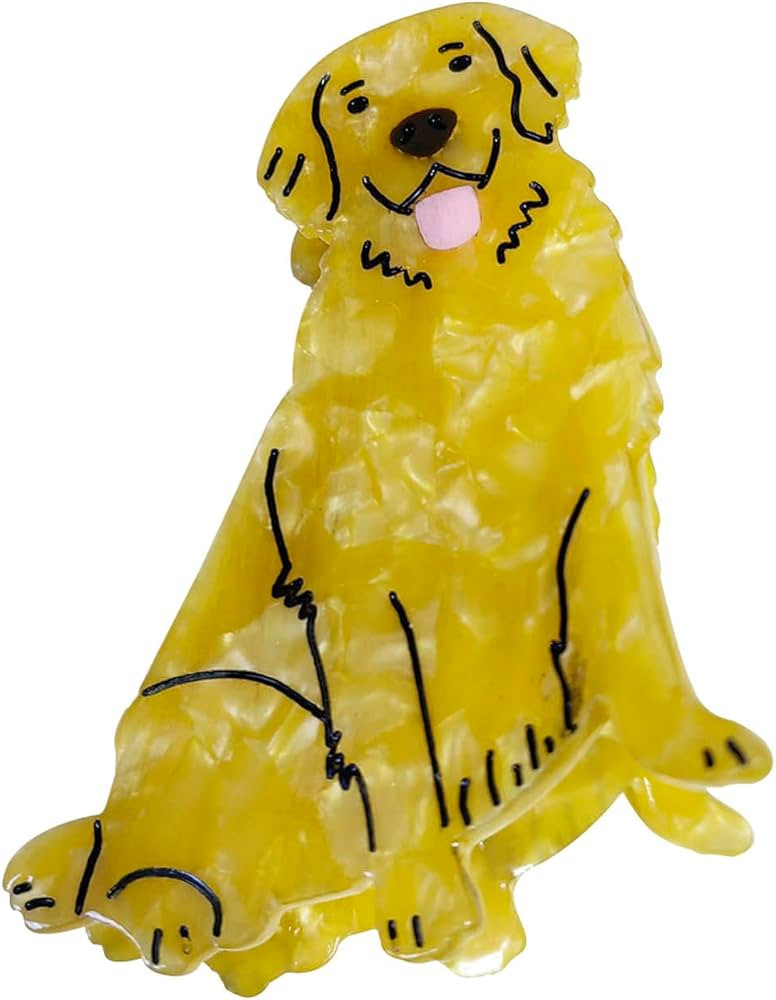 Dog Hair Claw Clips, Unique Small Animal Claw Clip for Girls, Acetate Hair Clips for Women, Cute ... | Amazon (US)