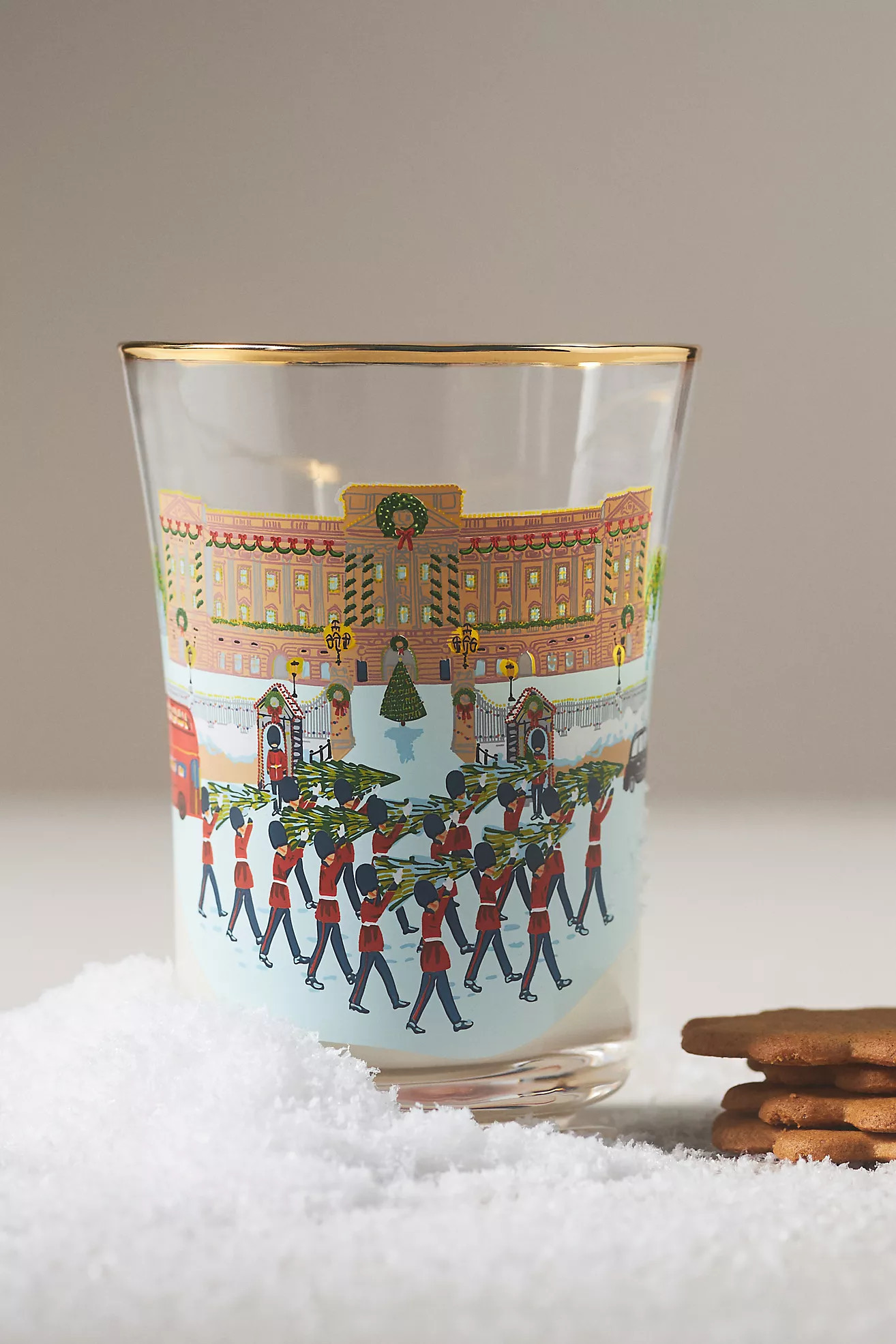 Holiday in the City Juice Glass | Anthropologie (US)