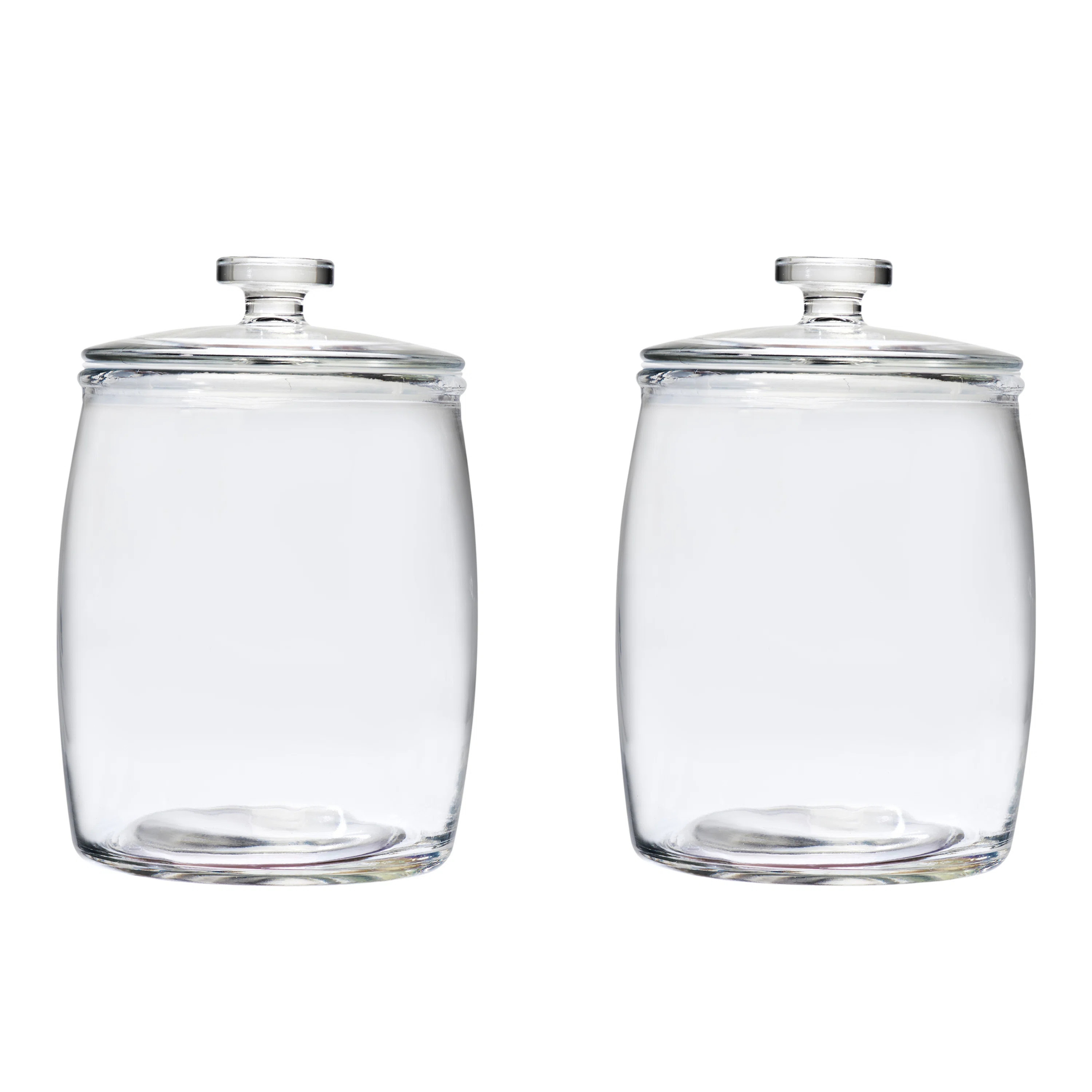 10 Strawberry Street Arlo Glass Canister, Medium (Set of 2) | Wayfair North America