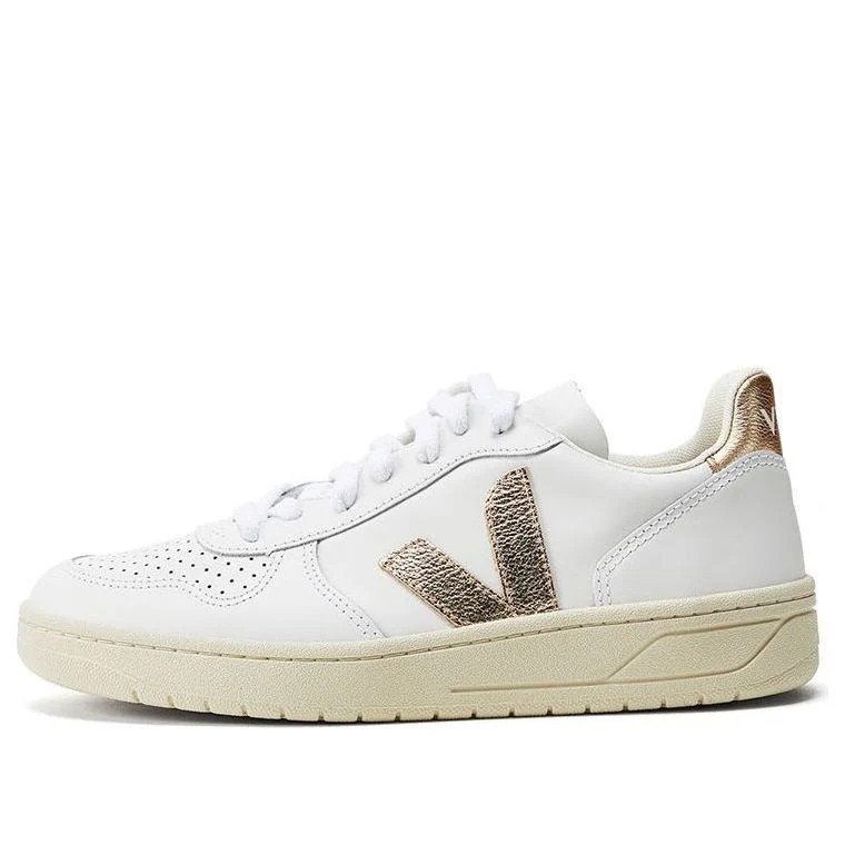 Veja V-10 Lace-Up 'White Gold' VX022490 | KICKS CREW