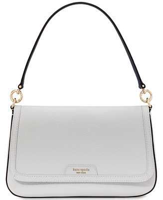 Kate Spade New York Hudson Pebbled Leather Flap Small Shoulder Bag - Macy's | Macy's