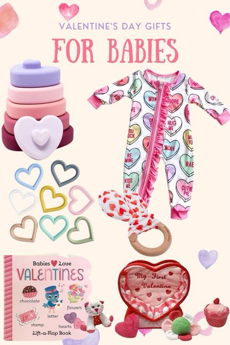 Valentine’s Day gifts for baby girls
Baby girl valentine outfit onesie
Valentine heart silicone stacking baby teething toy
Heart teething toys
My first valentine toy
Valentines baby board book 
Wooden teething toy Etsy
Amazon


Follow my shop @linnstyleblog on the @shop.LTK app to shop this post and get my exclusive app-only content!

#liketkit #LTKGiftGuide #LTKbaby #LTKfamily
@shop.ltk
https://liketk.it/4rQFp

#LTKbaby #LTKfamily #LTKkids