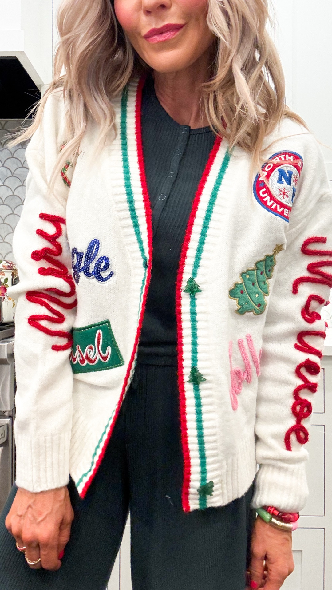 the absolutely adorable vintage-esque cardigan is here!! just $25, wearing size small • 

#LTKSeasonal #LTKFindsUnder50 #LTKHoliday