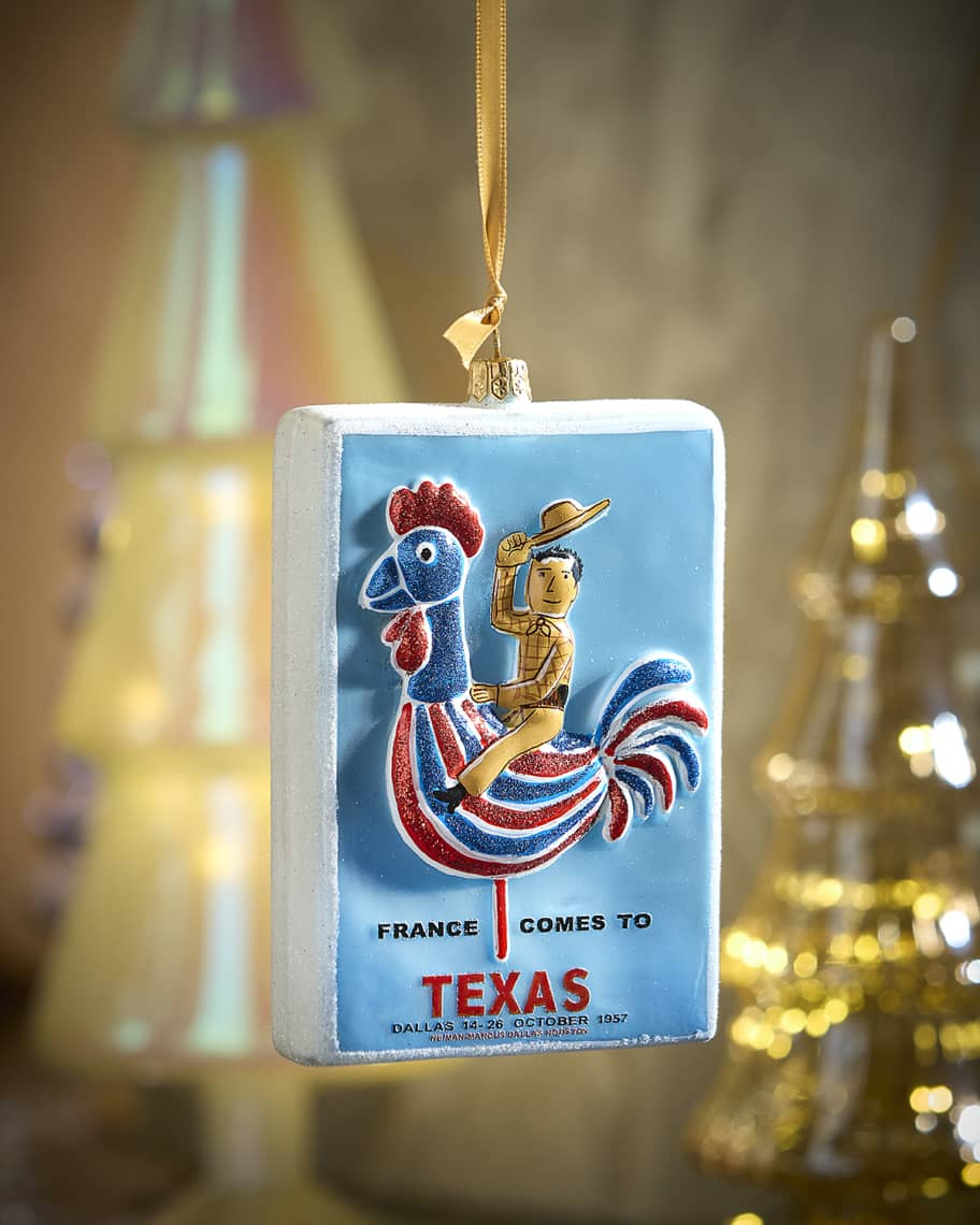 Neiman Marcus Fortnight France Comes to Texas Christmas Ornament | Neiman Marcus