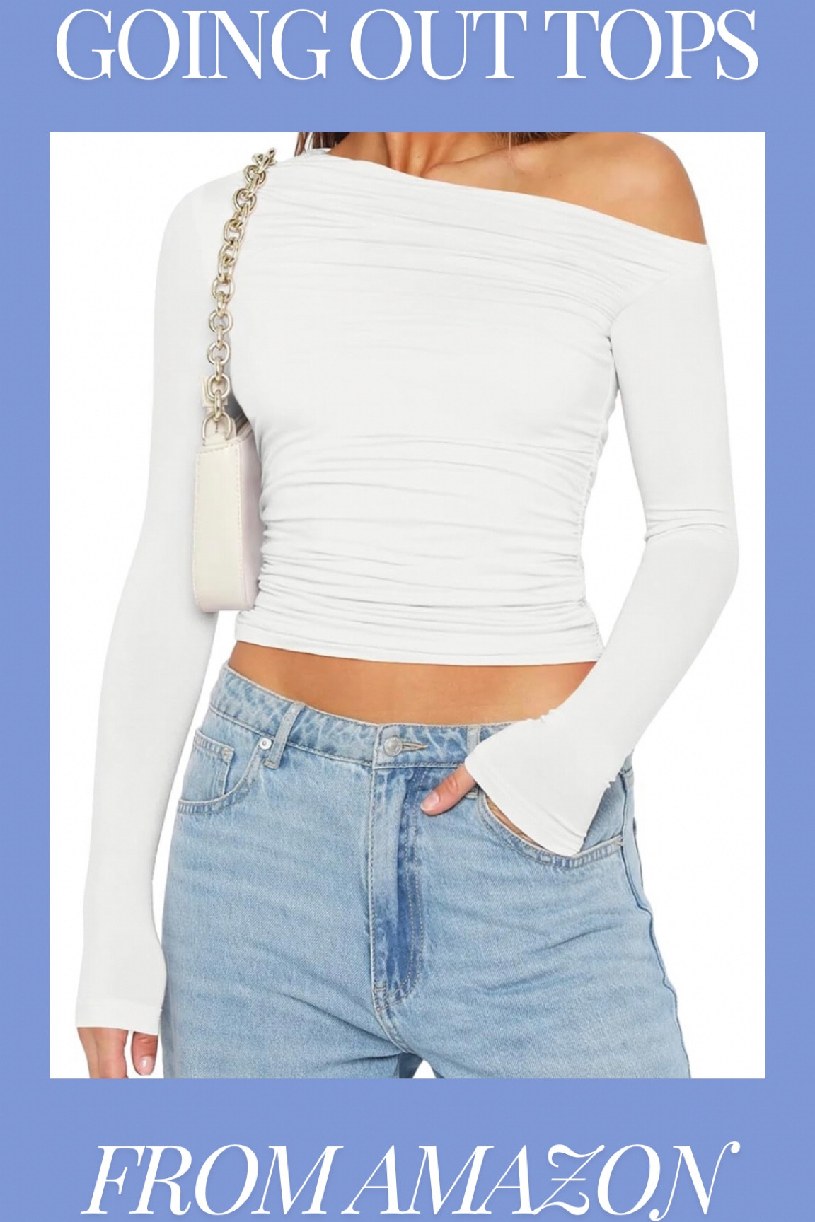 going out top from amazon! skims dupe top. fitted going out top! super easy to throw on and pair with jeans for a night out in college or with the girls!!! would also be perfect for a dinner date night or going to grab drinks! 

#LTKU #LTKStyleTip #LTKFindsUnder50