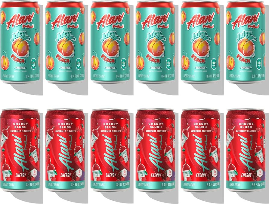 Alani Nu Mini Energy Drink, 8.4 Fl Oz, 12 Count (Variety Pack) | Amazon (US)