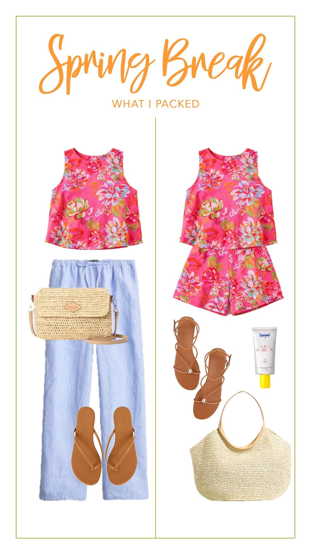 What I Packed for Spring Break | Hi Sugarplum!

#LTKTravel #LTKSeasonal #LTKOver40