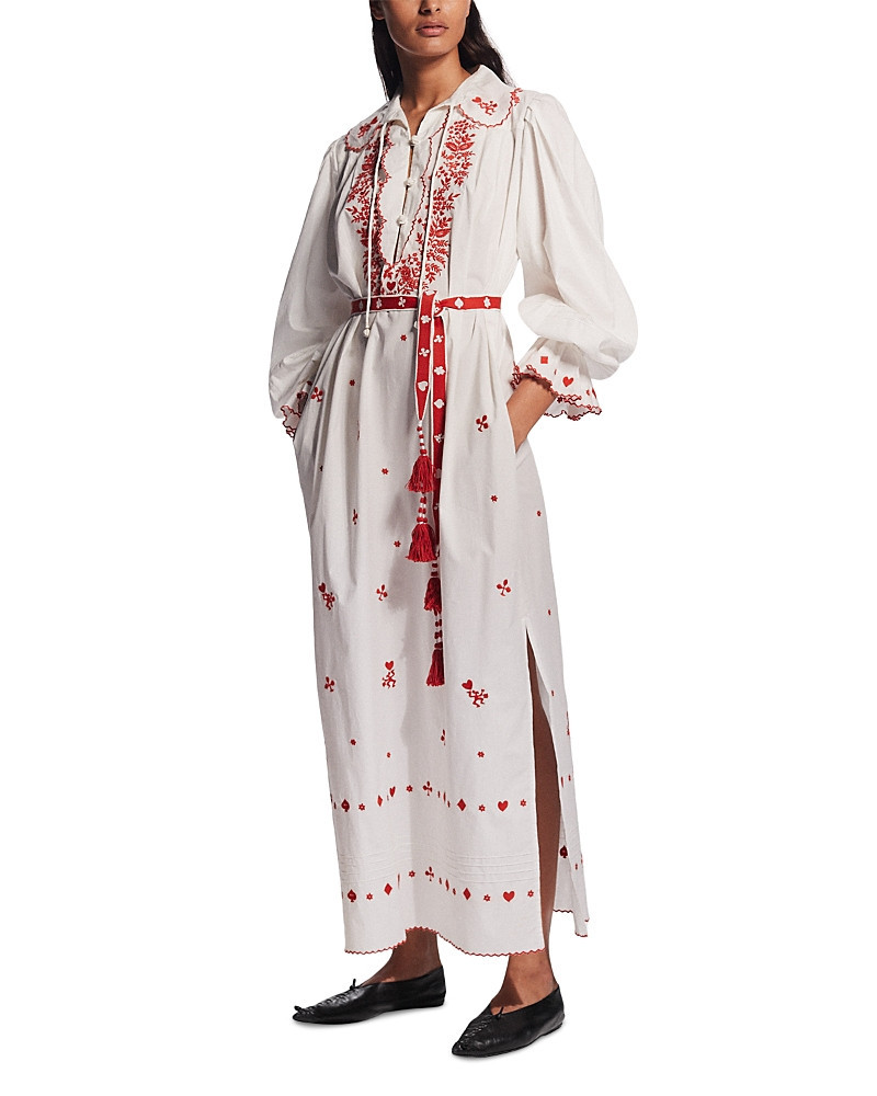 Alemais Heart Embroidered Midi Dress | Bloomingdale's (US)