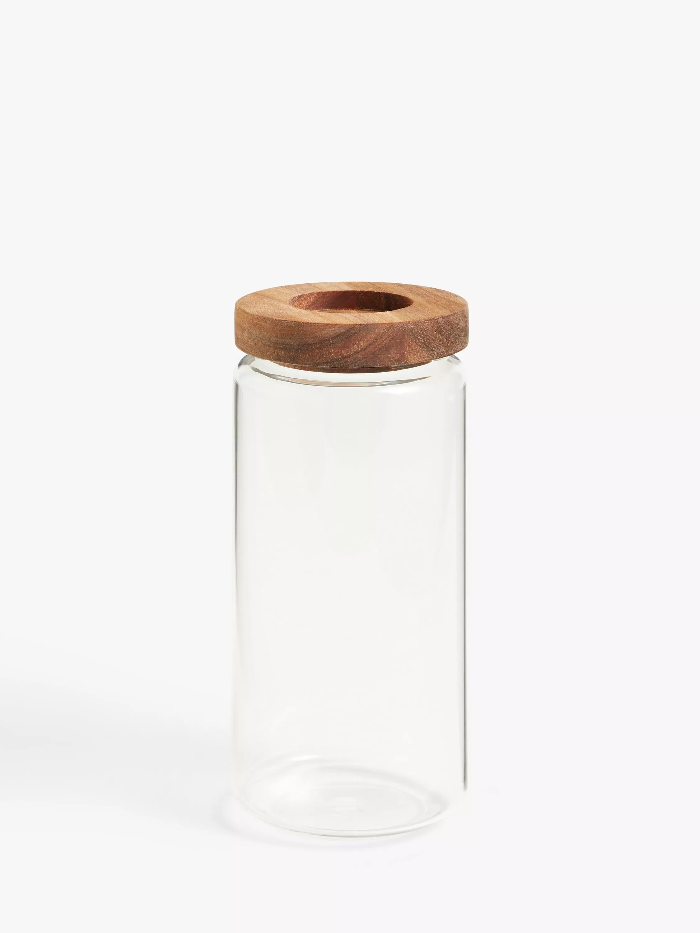 Airtight Glass Storage Jar with Acacia Wood Lid, 1L, Large | John Lewis (UK)
