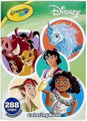 Crayola Coloring Book, Big Book of Disney Animation, 288 Coloring Pages, Gift for Kids, Age 3, 4,... | Amazon (US)