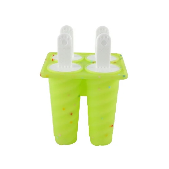 Spiral Silicone Ice Pop Molds - Reusable & Dishwasher Safe, Green | Walmart (US)