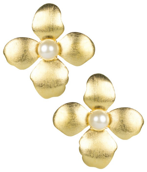 Maggie Earrings - Pearl | Lisi Lerch Inc