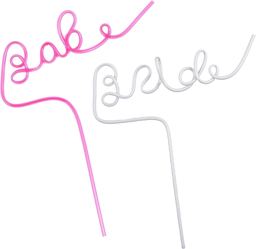 Bachelorette Straws for Bachelorette Party [12 Pack], Bride Straws Bachelorette, Bachelorette Par... | Amazon (US)
