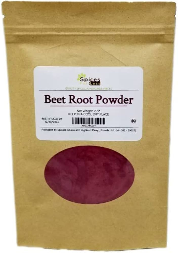 SFL Beet Root Powder – Pure Beetroot Spice For Natural Food Coloring – Powerful Superfood - A... | Amazon (US)