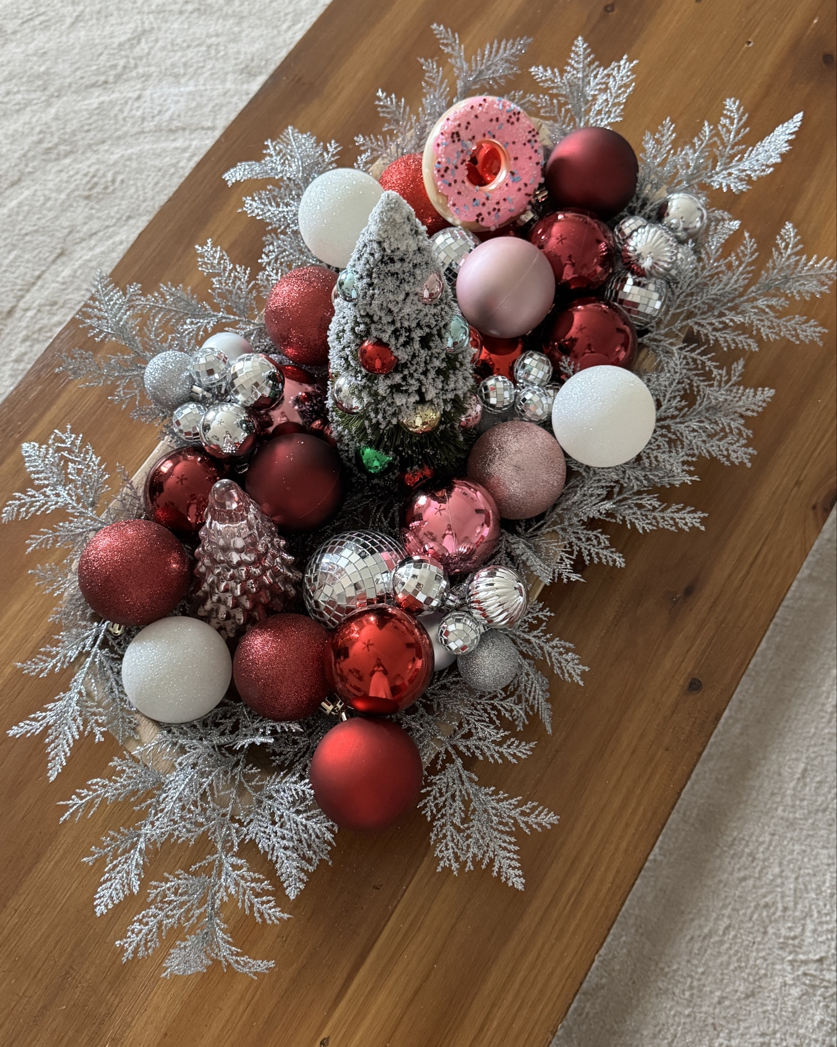 Christmas Centerpiece for the Coffee Table in the Living Room 🎄❄️💕

Since I only decorated the living room and kitchen this year, I have a lot of decorations to pull from to create this centerpiece. Our living room has the traditional Christmas color scheme as I’ve done the last 2 years but this year I was more intentional with making it more fun and playful. 

#LTKHome #LTKHoliday #LTKStyleTip