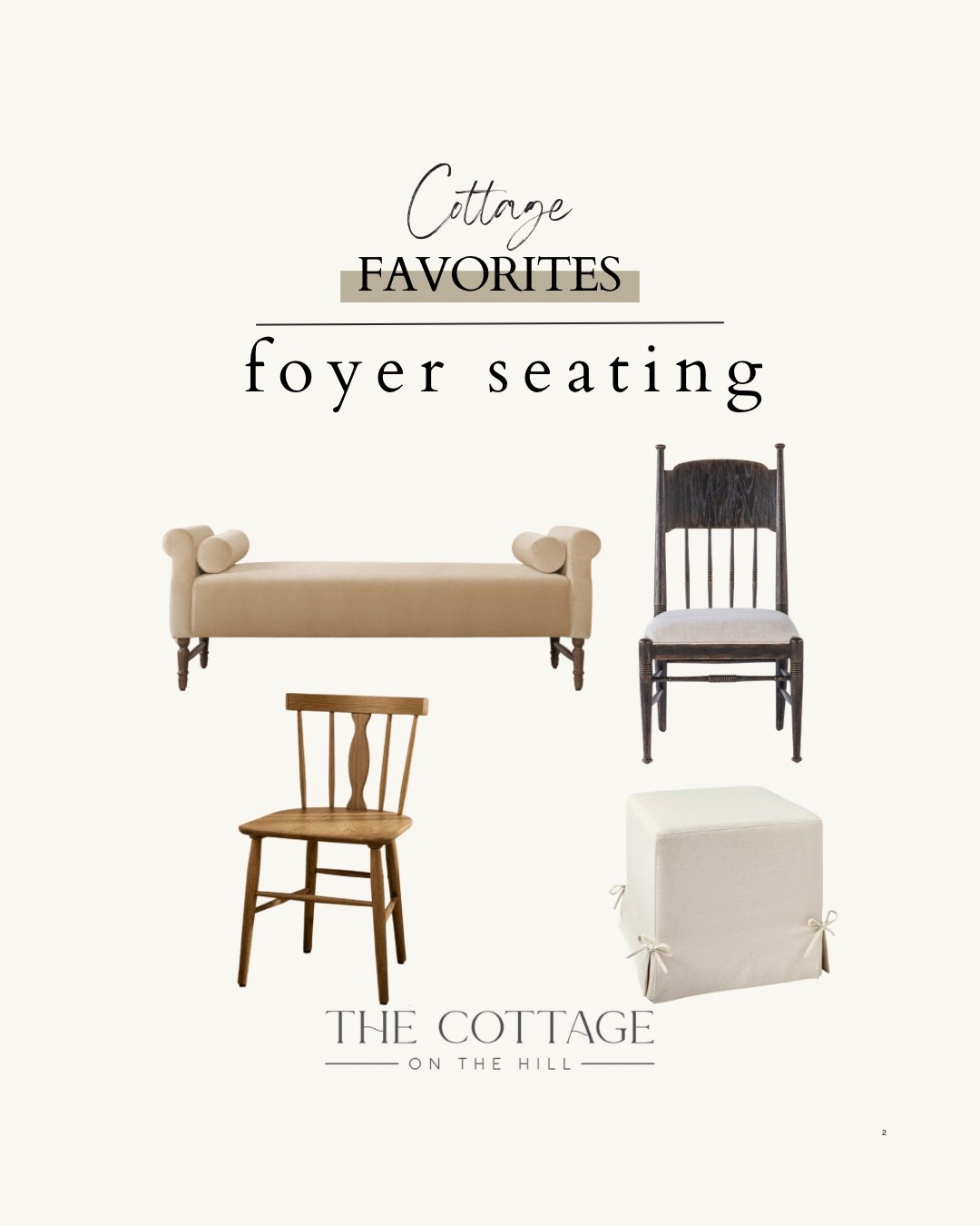 Foyer seating for your cottage.

#LTKHome #LTKStyleTip #LTKFamily