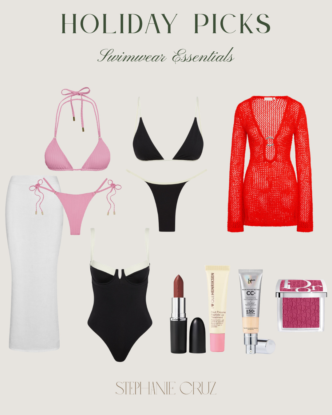Holiday swimwear essentials I’m loving right now. From bikinis to cover-ups and beauty favorites, everything you need for a stylish escape.

#HolidayPicks #Swimwear #VacationEssentials #BeachReady 

 #LTKootd #LTKBeauty #LTKTravel