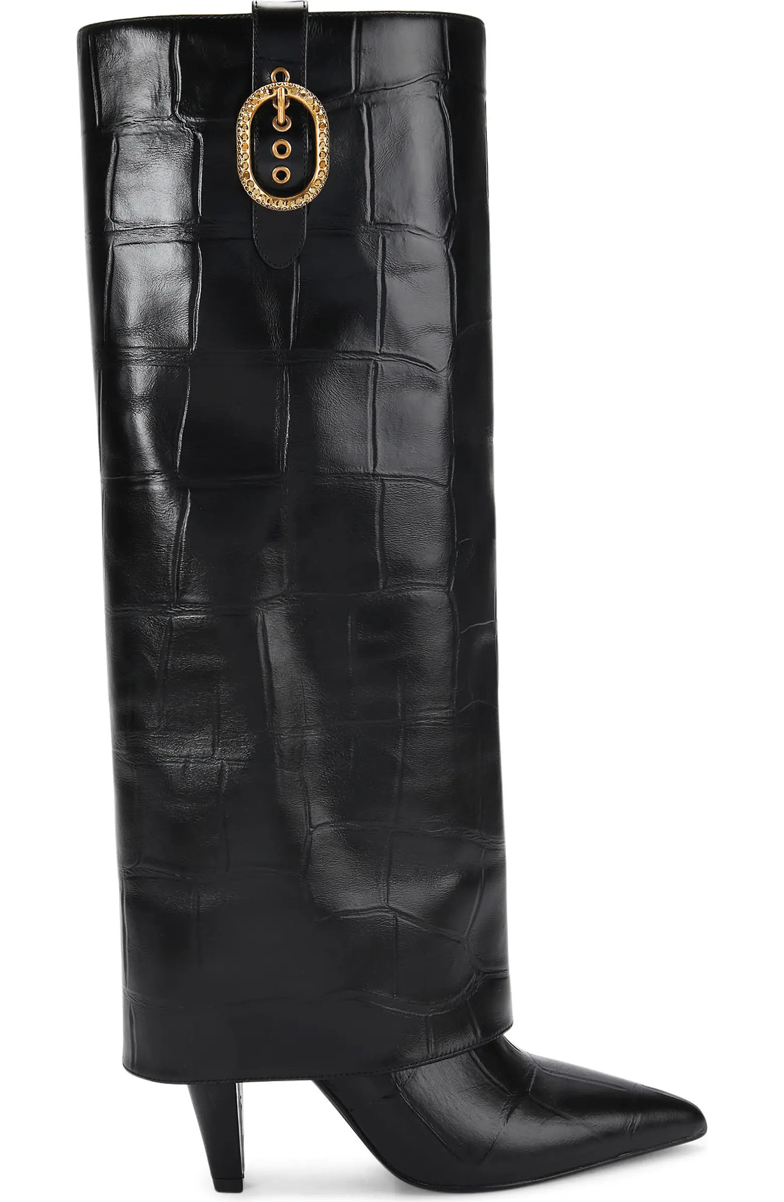 Kurt Geiger London Foldover Knee High Boot (Women) | Nordstrom | Nordstrom