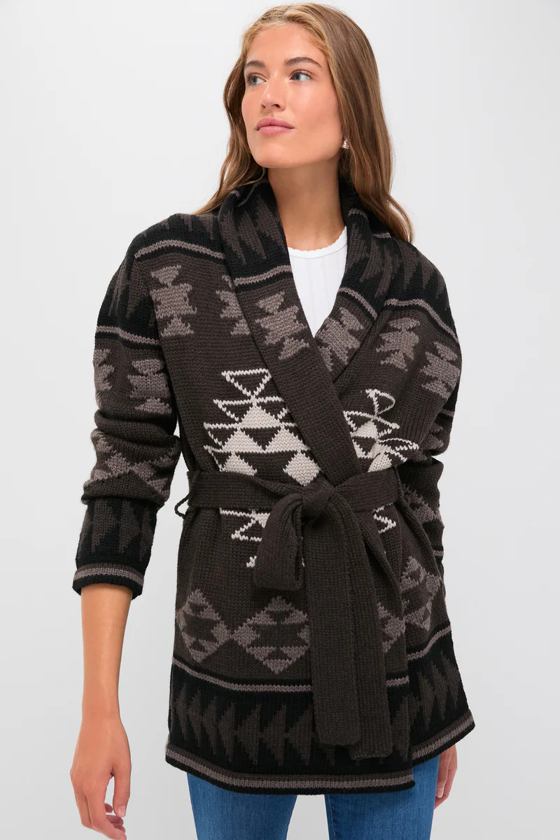 Wool Blend Ranch Teddy Wrap Cardigan | Tuckernuck (US)