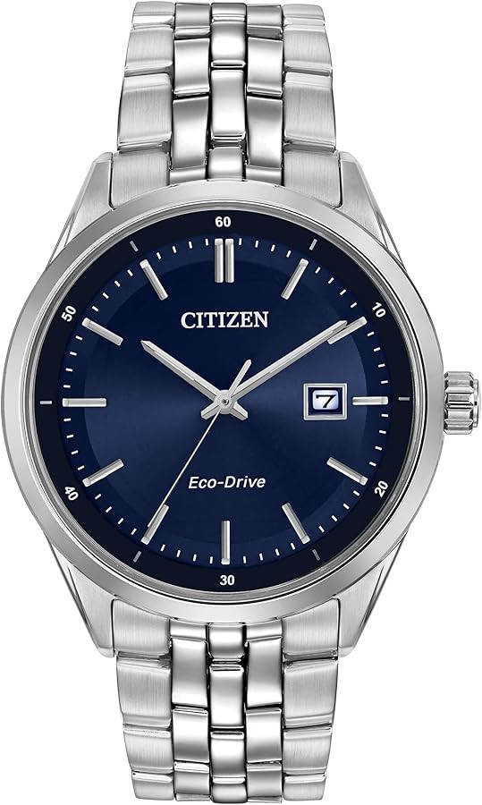 CITIZEN Men's Classic Addysen Eco-Drive Watch, 3-Hand Date, Sapphire Crystal | Amazon (US)