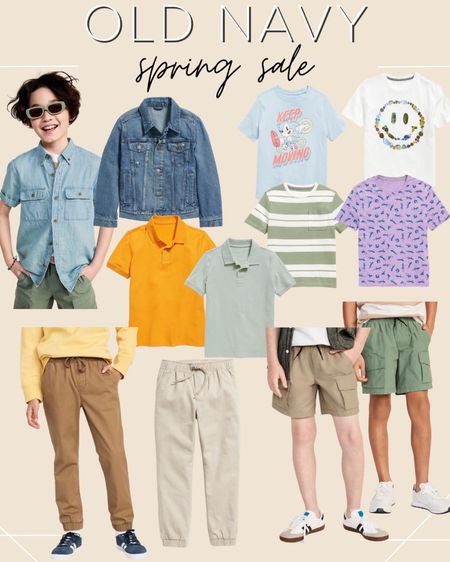 Old Navy Spring sale 🤗

Spring style for boys, boys style, spring tops for boys, spring pants for boys 

#LTKSeasonal #LTKstyletip #LTKsalealert