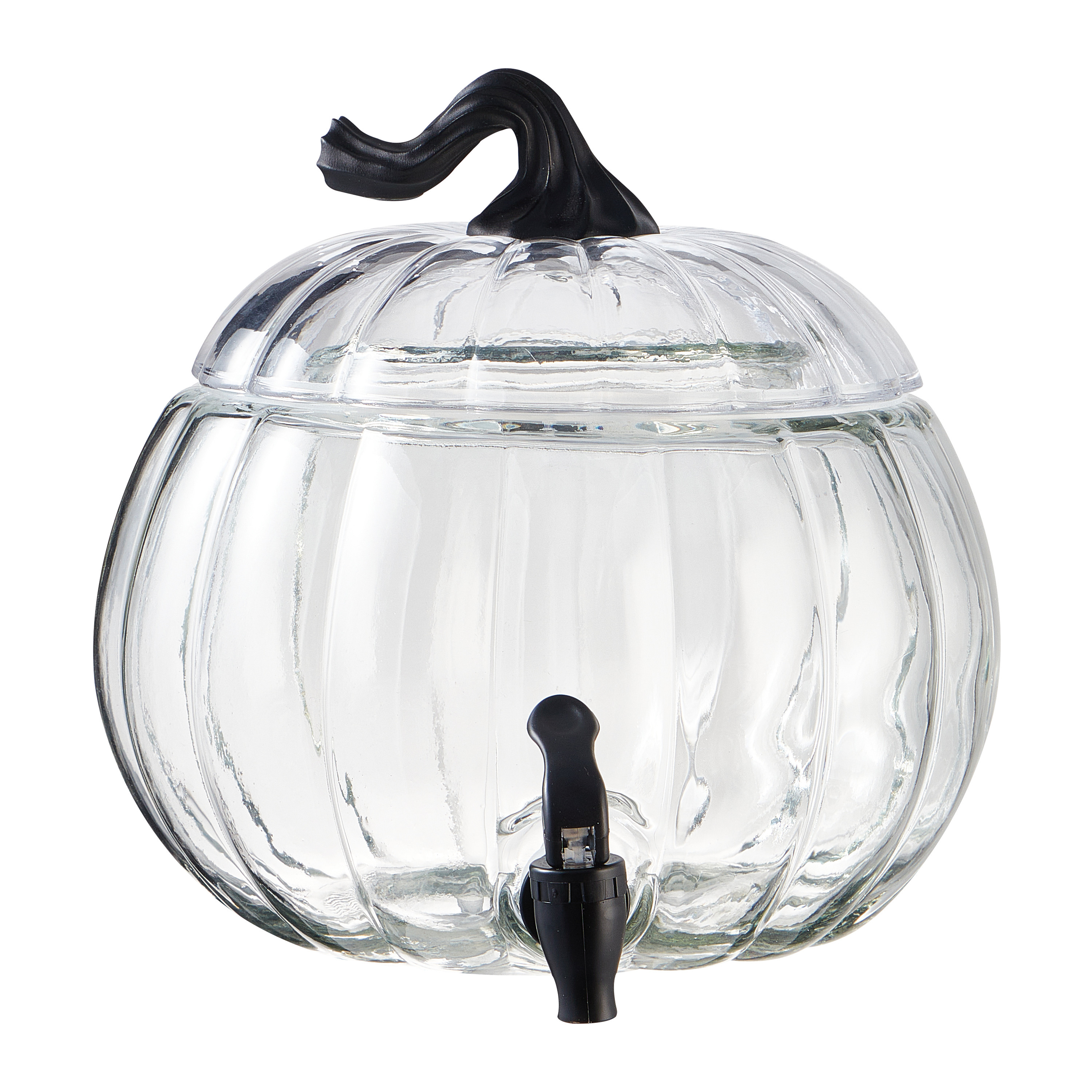 Way To Celebrate 1.5 Gal Clear Pumpkin Glass Dispenser - Walmart.com | Walmart (US)