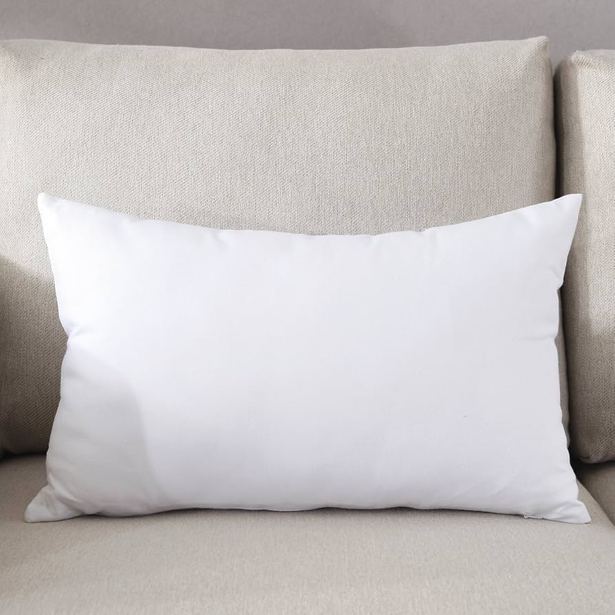 TAOSON Decorative 100% Cotton Canvas Square Solid Toss Pillowcase Cushion Cover Pillow Case with ... | Amazon (US)