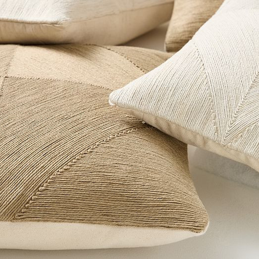 Jute Geo Pillow Cover | West Elm (US)