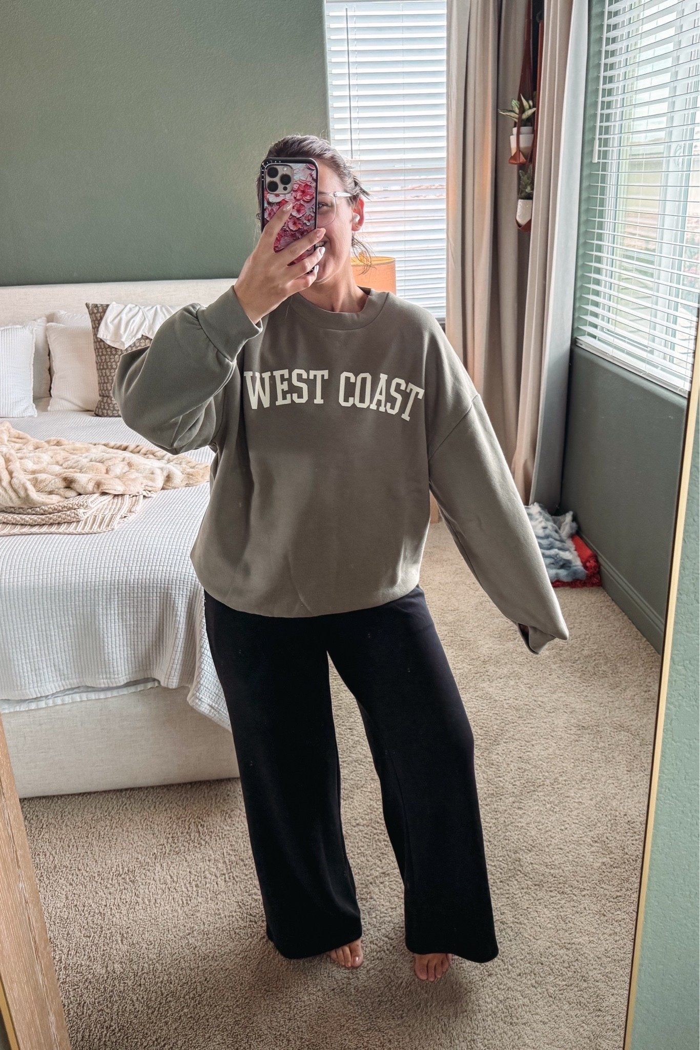 West & east coast available! Tons of colors.. I sized down to a medium 

Size 12, midsize, sweats, comfy outfit, casual, loungewear @OAK + FORT

#LTKootd #LTKMidsize #LTKHome