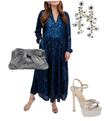 How to style the sequin dress for the holiday season ahead. Dress fits true to size, fully lined, and has pockets.

#LTKHoliday #LTKwedding #LTKstyletip