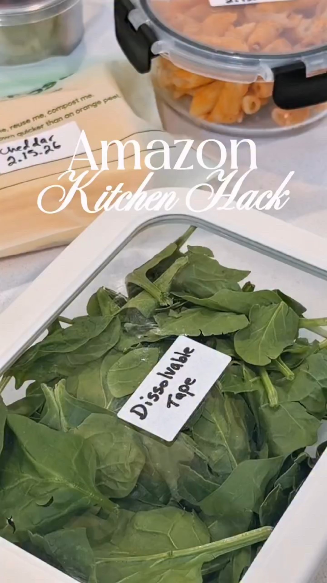 🎀 Follow + Comment “LABEL” and I’ll send you the link to labels & all containers. 

Make sure you’re following @simplywithjulia before commenting or links might not send. 

Dissolvable labels for meal prep, dissolvable table for pantry organization, Amazon kitchen pantry organization find, meal prep must have. #amazonfinds #amazonhome #amazonmusthave #amazonkitchenfinds #pantryorganization @amazonhome

#LTKHome #LTKOver40 #LTKfoodie