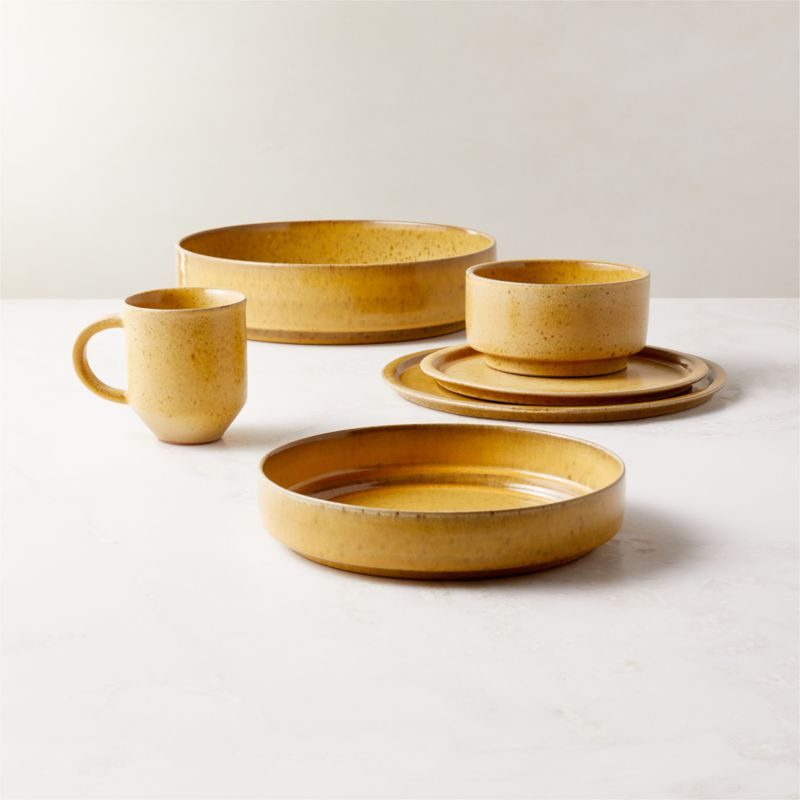 Tinto Modern Yellow Dish Set | CB2 | CB2