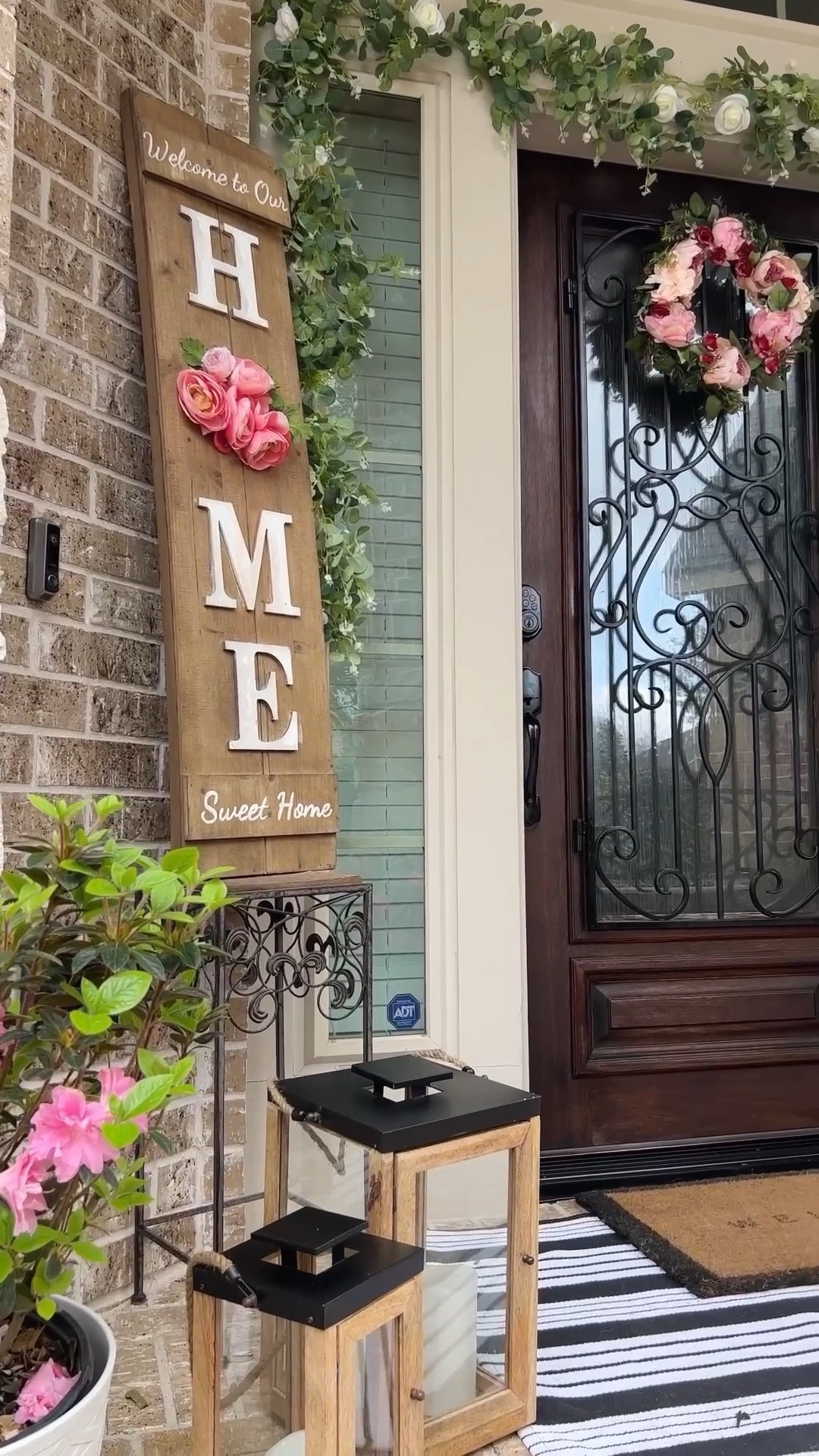 How I styled my front porch for the spring. The peony wreath is great for Valentine’s Day  

#LTKHome #LTKValentine #LTKSeasonal