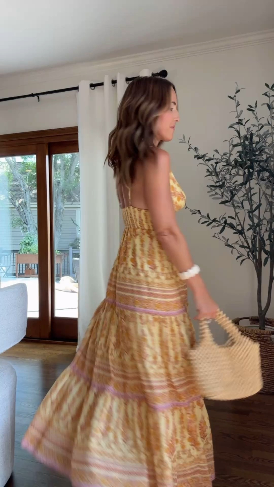 Yellow maxi dress. XS fully lined. 
20% off code: twopeas20
@Anthropologie #anthropartner

#LTKootd #LTKmomlife #LTKSaleAlert