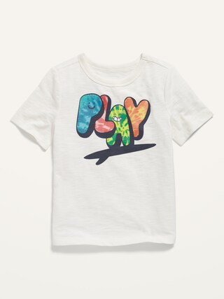 "Play" Graphic Slub-Knit Tee for Toddler Boys | Old Navy (US)