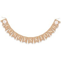 Concessions Banner Sign, Rookie Of The Year Theme First Birthday Boy Burlap Bunting Banner Baseball  | Etsy (US)