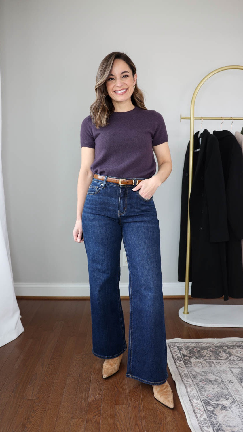 My top four sweater picks from @onequince #quincepartner 

I have had the pleasure of trying several of the high quality sweaters at Quince over the years. There is a lot to love, but these four styles stood out to me as having the best petite-friendly fit all around. 

Mongolian Cashmere Crewneck Sweater: XS in navy
Mongolian Cashmere Cardigan Sweater: XS in forest floor green
Mongolian Cashmere Tee: XS in deep orchid purple
Organic Cotton Fisherman Cropped Boxy Sweater: XS in redwood brown
Bella Wide-Leg Jeans: 24 x 28” in midnight blue
Cotton Jersey Top: XS in white


#LTKPetite