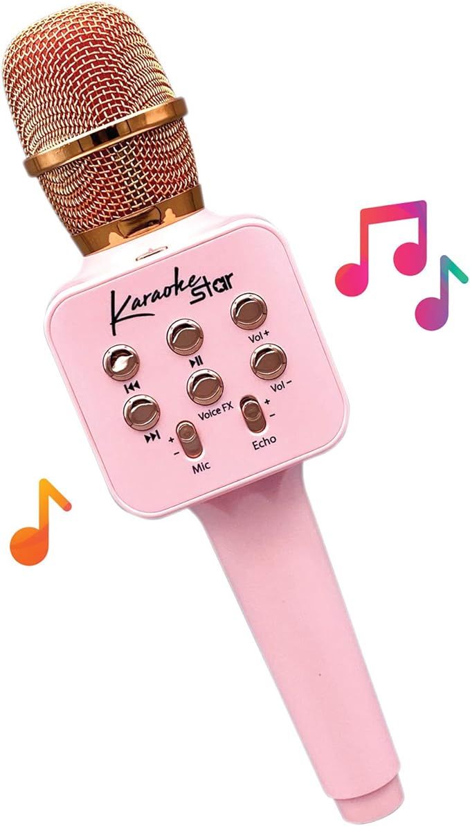 Move2Play Bluetooth Karaoke Microphone for Kids, Toy for 4 5 6 7 8 Year Old Girls and Boys | Amazon (US)
