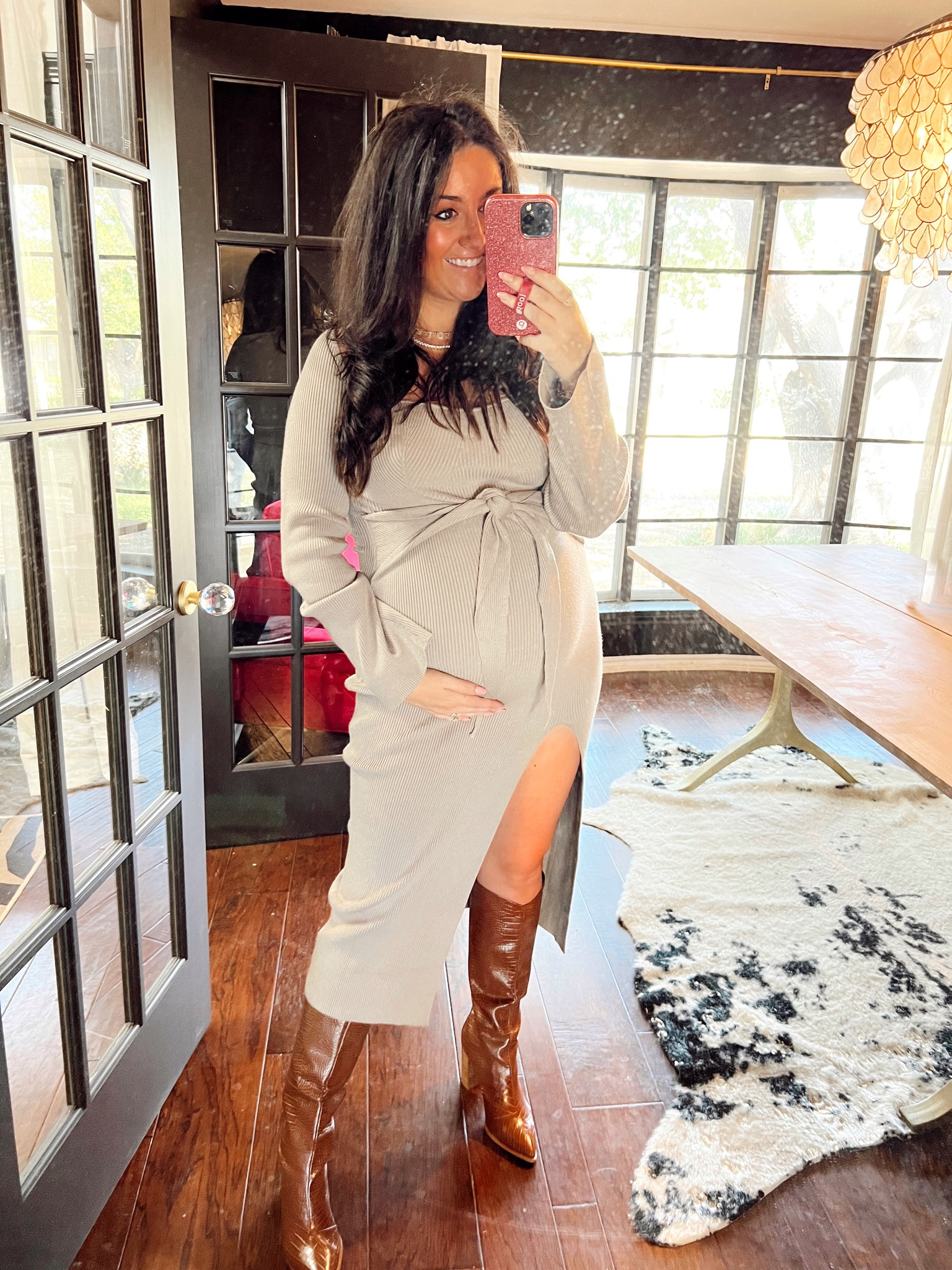 Dress // small

Bump
Fall
Pregnant
Maternity 
Sweater dress
Boots

#LTKshoecrush #LTKbump #LTKstyletip