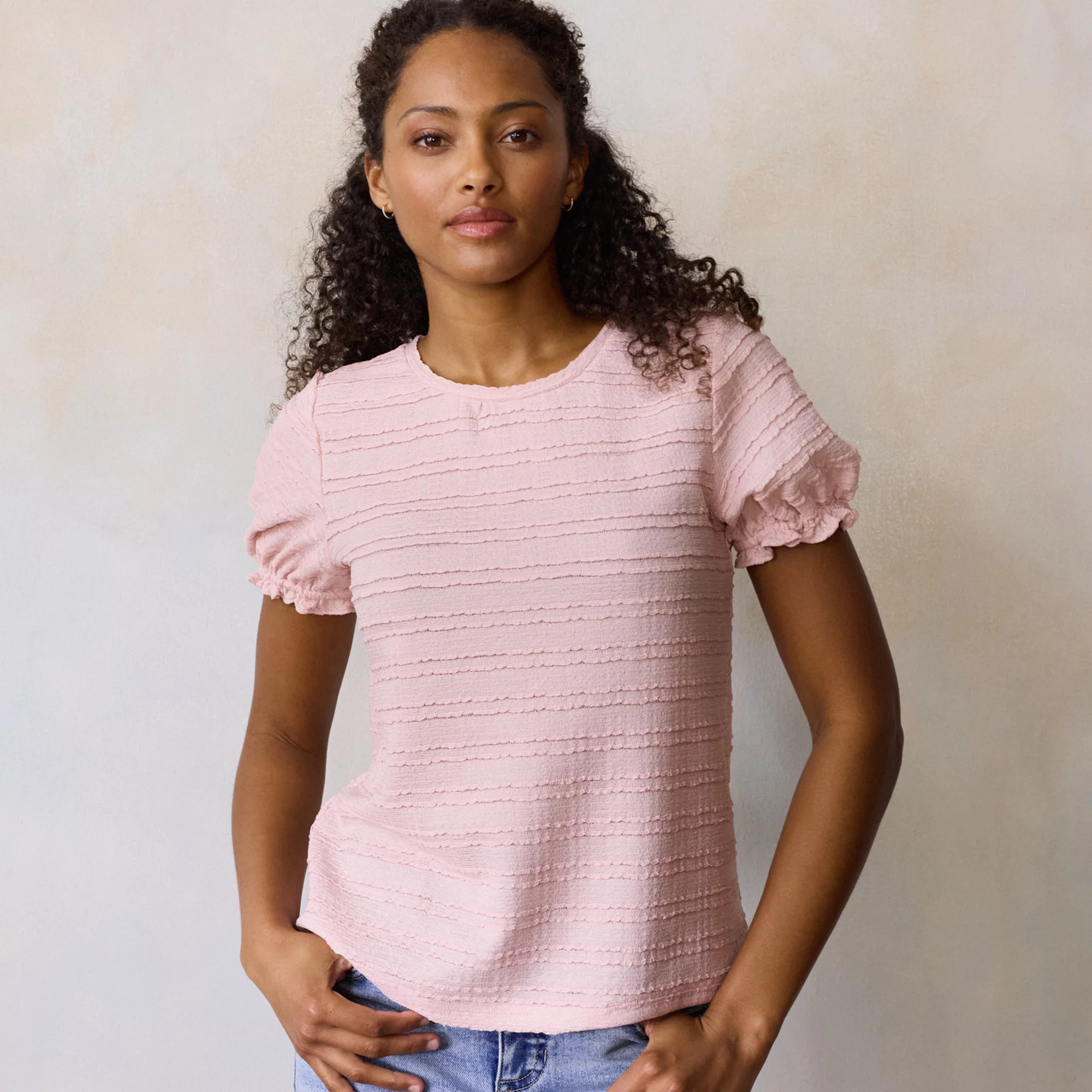 Women's LC Lauren Conrad Puff Sleeve Top | Kohl's