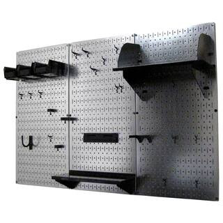 Wall Control 32 in. x 48 in. Metal Pegboard Standard Tool Storage Kit with Galvanized Pegboard an... | The Home Depot