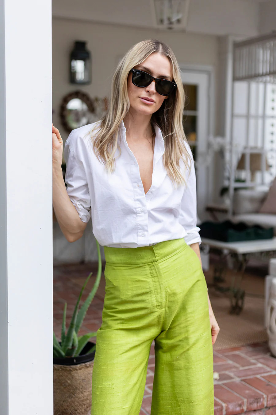 Julia Pant - Chartreuse | Julia Amory