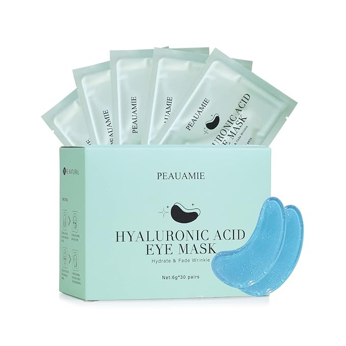 Under Eye Patchs (30 Pairs) Hyaluronic Acid Eye Mask for Dark Circles and Puffiness Wrinkle Eye B... | Amazon (US)