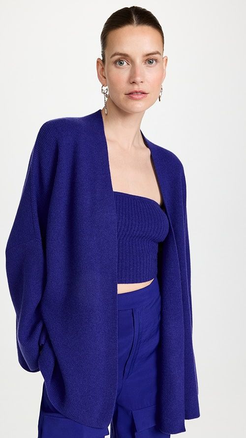 Cashmere Oversized Drop Shoulder Cardigan | Shopbop