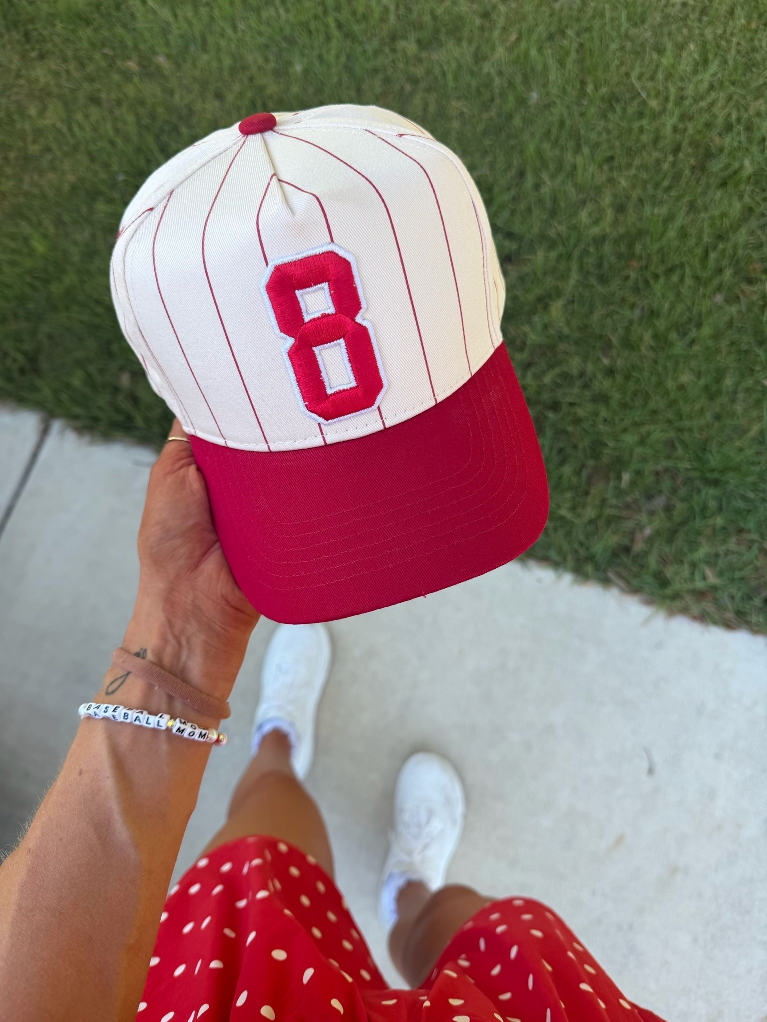 Custom hats with your kids school/team colors and numbers!